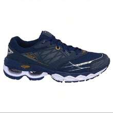 MZN Wave 20 Running Gym Walking And Comfortable Sneakers - Navy Blue - View 3