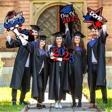 8PCS Customizable Graduation Flags, Custom Posters, Funny Flag For Yard, Graduation Decorations 2025, Custom Flag For Yard, Custom Graduation Gifts, Graduation Posters, Outdoor Flag For Yard - Multicolor - View 3