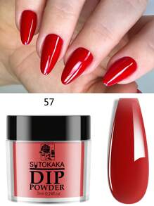 1 boîte système d'extension d'art d'ongle de poudre acrylique de trempage de couleur claire rose, beige et marron de 7 ml, poudre de paillettes de sculpture 3D, poudre de poussière pour ongles pour DIY, charmes d'ongles, bijoux d'ongle, fournitures d'ongles