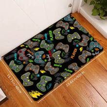 1 tấm thảm chơi game chống trượt chống nước in họa tiết bộ điều khiển trò chơi sáng tạo, thích hợp cho phòng chơi game, phòng ngủ, trang trí phòng khách - Nhiều màu - Xem 13