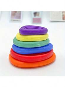 Sensory Worry Stones: Textured Soft Fidget Toys - Calming Stress Relievers For Anxiety, Fidget Toys,Sensory Toys,Toys,Sensory Toys, Valentine's Day,Gift