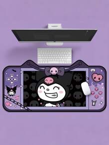 Sanrio 1pc Sanrio Cartoon Mouse Pad, Cute Office Keyboard For Girls, Computer Desk Pad, Anti-Slip Desk Pad For E-Sports Games