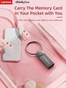 Lenovo USB-Stick, Plug and Play, ohne Treiber erforderlich, vielseitig kompatibel mit verschiedenen elektronischen Geräten, einfache Speicherung und Sicherung von Fotos, Videos, Musik, Dokumenten und anderen Dateien. Stilvolles und einfaches Design, leicht und tragbar, geeignet für alle Büro-, Studien-, Unterhaltungs- und täglichen Einsatzszenarien! - Grau - Übersicht 7