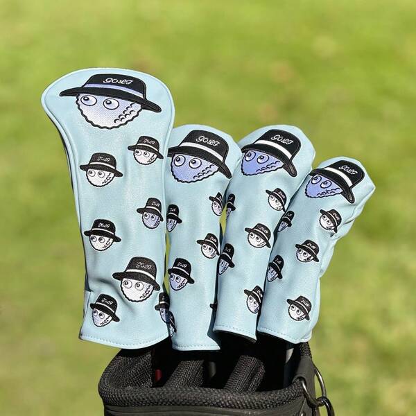 Cubierta de palo de golf de pescador azul, una cubierta de palo de golf elegante adecuada tanto para hombres como para mujeres entusiastas al aire libre. Fabricada con materiales impermeables y duraderos, que brindan la mejor protección para su palo de golf
