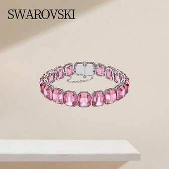  Pulsera de tenis Swarovski Matrix con corte octogonal rosa 5610363
