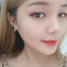 Pendientes de aro de cristal chapados en plata de ley 925 de alta calidad para mujer, regalo de boda, fiesta o uso versátil en la calle - Plateado - Ver 5