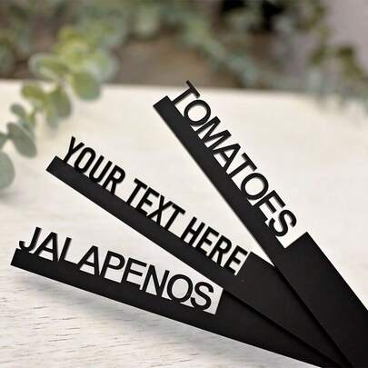 5pcs/10pcs Custom Metal Garden Tags, Vegetable Labels, Flower Labels, Herb Labels, Plant Tags, Floral