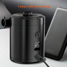 1pc Mini Portable Air Pump, Electric Air Compressor, Wireless Rechargeable Pump, Inflation/Deflation Pump Suitable For Inflatables, Air Mattress, Boats, Swimming Rings, 5200mAh