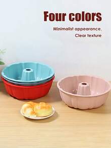 10-Inch Multi-Color Silicone Adhesive Cake Mold Set/Easy-Release Non-Stick Round Cake/Bread Baking Mold/Holiday Dessert Baking Plate-Multi-Color Cake Baking Mold-Holiday Dessert Mold-Home Baking Plate-Chocolate Cake Mold-"Convenient Multi-Color Cake Plate: Enhance Your Home Baking Experience"-Food, House, Camping, Spraying, Decoration, Home - Multicolor - View 12