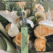 Custom 50PCS 1x3.5 Inches Paper Hang Tags With White/Black Nylon String, Thank You Gift Tags, Personalized Gift Jewelry Clothing Price Labels Tags,Perfect Thank You Tags For Weddings, Parties, Events ,Hanging Tags For Gift Wrapping, Multipurpose Tags - White - View 4