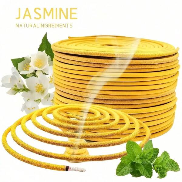 Lily Flower Coil Incense, Long Burning Time, Suitable For Decoration And Use In Gardens, Patios, Perfect For Yoga, Meditation, Aromatherapy, Also Ideal For Indoor Office Use, Helps Relieve Mood And Relax, Makes A Great Holiday Gift For Men And Women