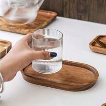 1/2/3pcs, High-Quality Multifunctional Acacia Wood Coasters, Wooden Tray - With Grooves That Do Not Leak Water, Perfect For Holiday Afternoon Tea Time, Ideal For Kitchens, Restaurants, And Cafes | Cheese, Bread, Fruits, And Vegetables | Perfect For Valentine's Day, Gatherings, And Holiday Decoration And Gift Giving