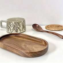 1/2/3pcs, High-Quality Multifunctional Acacia Wood Coasters, Wooden Tray - With Grooves That Do Not Leak Water, Perfect For Holiday Afternoon Tea Time, Ideal For Kitchens, Restaurants, And Cafes | Cheese, Bread, Fruits, And Vegetables | Perfect For Valentine's Day, Gatherings, And Holiday Decoration And Gift Giving