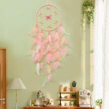 Creative Home Decor Dreamcatcher Windchime Hanging Ornament, Handmade Girly Style Room Decoration, High-End Gift For Birthday - Multicolor - View 7