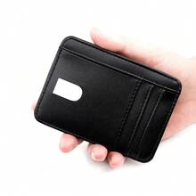 Ultra-Thin Portable Small Card Case Bank Card Holder Bus Card Holder Coin Purse For Men Card Wallet Keychain Wallet Mini Wallet Purse Wallet Wristlet Wallet - Multicolor - View 9