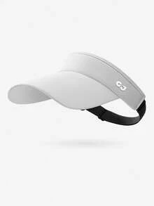 GOLOVEJOY 1 件女士简约优雅透气防晒遮阳帽，户外网球太阳帽，时尚灰色棒球帽，遮阳，运动帽