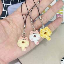 Colgante de teléfono con diseño de gato, adorno estético y kawaii con colgantes hechos a mano lindos, decoración para teléfonos, cámaras, tabletas, bolsos, regalos para madres, familia, amigos, cumpleaños, vacaciones, cadena de teléfono