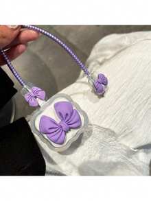 5件套英规20W充电器保护套，兼容 16 Pro Max，数据线防断，蝴蝶结充电器头壳 - 彩色 - 查看 7