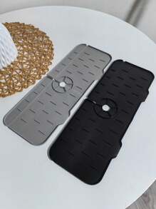 1pc Thick Silicone Faucet Splash Guard, Kitchen Sink Mat; Faucet Splash Cover Kitchen Items Kitchen Accessories Kitchen Tools