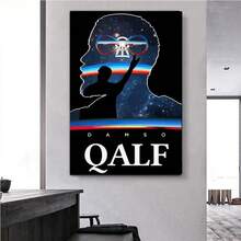 1 buc copertă album muzical nou Damso Qalf rapper cântăreț vedetă cadouri poster imprimeuri pânză pictură artă de perete imagine living room home decor cadouri cadru opțional - Multicolor - Vizualizare 63