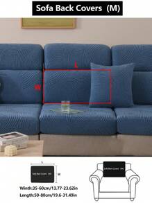 1 pieza Funda elástica para sofá, funda de cojín de tela reforzada con cobertura completa antideslizante, funda universal para sofá de 4 estaciones, decoración de habitación, cubierta protectora apta para mascotas, lavable a máquina, se ajusta a sofás en forma de L y de 1/2/3/4 plazas