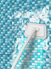 1/3/4pcs Multi-Function Long Handle Cleaning Brush Set, Long Handle - Detachable, Household Bathroom Tile Wall Tub Glass Window Floor Scrub Sponge - Home Cleaning Tool,Household Items