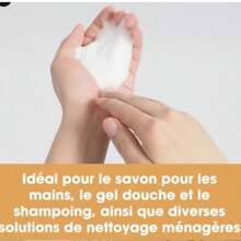 150ml Foaming Bottle - Cleanser/Soap/Shampoo Pump Dispenser - Turns Your Soap Into Foam For Easier Cleanup