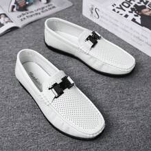 Nouvelles chaussures de conduite d'été 2025 pour hommes, mocassins Glissant, chaussures basses à semelle souple, mode casual. Convient pour la vie quotidienne, les voyages, la conduite, les cérémonies, les fêtes et les banquets.