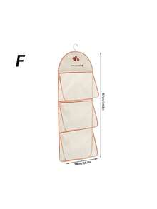 1 chiếc, Túi treo đựng đồ lót kết hợp quần áo dạng lưới màu be, Túi treo đựng đồ lót, Túi treo đựng đồ lót chuyên dụng cho tủ quần áo, Có thể treo để tiết kiệm không gian, đáp ứng mọi nhu cầu lưu trữ của bạn! - Màu be - Xem 17