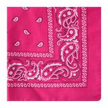 1pc Outdoor Sports Paisley Bandana, Colorful Retro Paisley Flower Motorcycle Face Mask, Versatile Fashionable Paisley Flower Scarf Neckerchief For Dress - Multicolor - View 22
