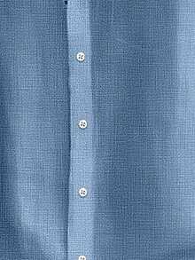 Plus Size Men's Casual Basic Plaid Textured Print Button Pocket Short Sleeve Shirt - Baby Blue - View 5