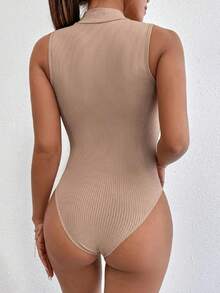 Women Bodysuits - Màu be - Xem 2