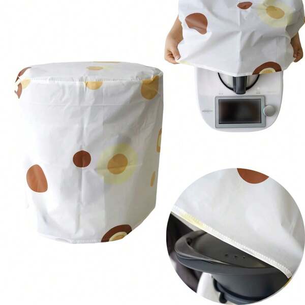 1 pièce Housse anti-poussière en polyester pour l'appareil de cuisine Thermomix TM5/TM6, garde l'appareil propre et sans poussière