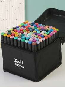 [12/24/30/36/40/48/60/80/100/120/168/204/262] colores Bolígrafos de marcador metálico Touchhero, colores vibrantes, punta fina - Multifuncional para pintar piedras, arte, vidrio y manualidades de regreso a la escuela