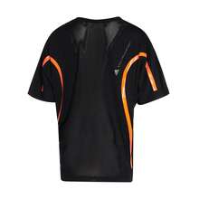 Adidas Women's Round Neck Contrast Color Short Sleeve Sports Tee HD9113 - Black - View 2