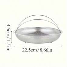 Stainless Steel Kitchen Strainer, Multipurpose Steamer Basket - For Steaming Rice, Dumplings, Vegetables