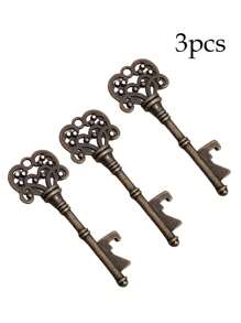 1pc Vintage Crown-Shaped Bottle Opener, Suitable For Bar Or Home, Bar Tools, Wedding Party Favor, Kitchen Gadget, Wedding Gift, Keychain Pendant, Gift For Father