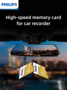 PHILIPS Cartes mémoire haute performance PHILIPS, puces de haute qualité, fonctionnement stable, compatibles avec divers produits électroniques, répondant aux besoins d'enregistrement d'images haute définition et de stockage de données, simples d'utilisation, plug and play!