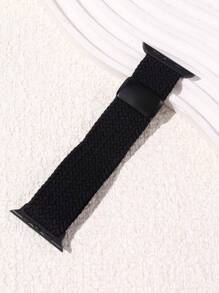 1 pieza de correa de reloj compatible con Series 10/9/8/7/6, de bucle elástico con hebilla magnética trenzada de nailon
