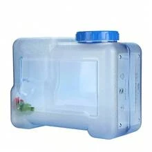 12L Camping Hiking Tank Container Storage Drinking Water Bottle Bucket With Tap - Blue - View 7
