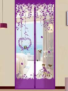 1 Pc Magnetic Mesh Curtain, Anti-Mosquito Bedroom Divider, Wind Proof Fly Proof Screen Door, Self-Adhesive Magnetic Soft Screen For Summer, Essential Home Protection Product - Multicolor - View 25