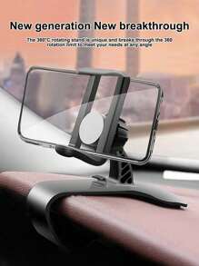 Car Mobile Phone Holder Universal Dashboard Car Clip-On GPS Holder Car Mobile Phone Holder Suitable For Most Mobile Phones On The Market Compatible With IPhone, Android Phone, Gift For Birthday, Family, Friends Car Accessories, Car Phone Holder
