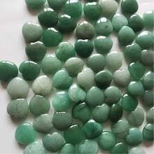 QYDCX Natural Green Aventurine Heart Palm Stone Reiki Balancing Worry Stone(1.18 Inch) - Mint Green - View 4