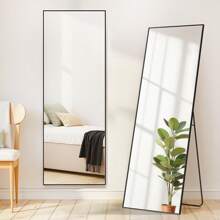 Wall-Mounted Mirror, Unbreakable Mirror, Full-Length Mirror, Standing Mirror, Wall-Mounted Mirror, Standing Mirror, Full-Length Mirror, Height 136.5 X Width 36 Cm, Shatterproof, Safe, For Single Living, Convenient Item, Unbreakable Mirror, Stylish Home Decor Back To School Room Decor School Supplies
