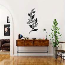 Decor elegant inspirat din natură pentru spații moderne - decor de perete metalic cu frunze, perfect pentru camere de zi, birouri sau dormitoare, frunze metalice, frunză metalică - cadou perfect pentru casă nouă, cadou de ziua de naștere pentru iubitorii de natură, colecționari de antichități - construcție durabilă din fier, decor pentru casă, perfect pentru decorul camerei