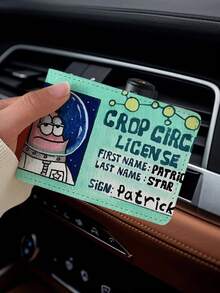 SPONGEBOB Estuche protector de licencia de conducir de Bob Esponja, Estuche doble función para certificado de registro vehicular y licencia de conducir - Multicolor - Ver 13