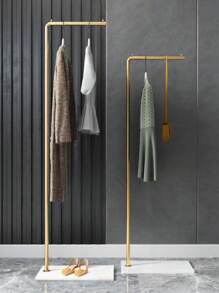 1pc Nordic Minimalist Modern Hanging Clothes Rack, Luxury Stand-Up Floor Clothes Hanger For Bedroom, Lightweight & Easy Assembly