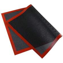 1 pièce Tapis de cuisson macaron à double face imprimé, respirable, 30*40 cm, tapis de cuisson anti-adhésif perforé résistant à haute température pour biscuits, facile à nettoyer