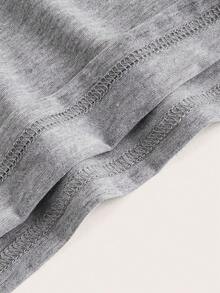 CharmGlow Sexy Slim-Fitting Pencil Skirt - 灰色 - 查看 4