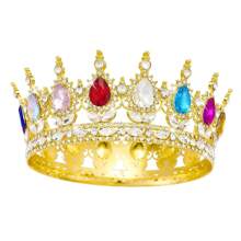 EBUDAE Queen Crown Rhinestone Wedding Crowns And Tiaras For Women Costume Party Hair Accessories Princess Birthday Crown Crystal Bridal Crown